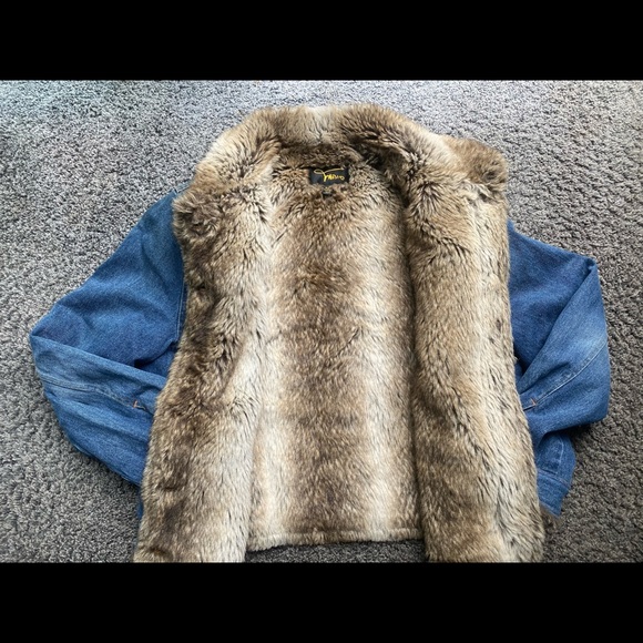 Fabio Jean Jacket with Fur Lining - Picture 2 of 4